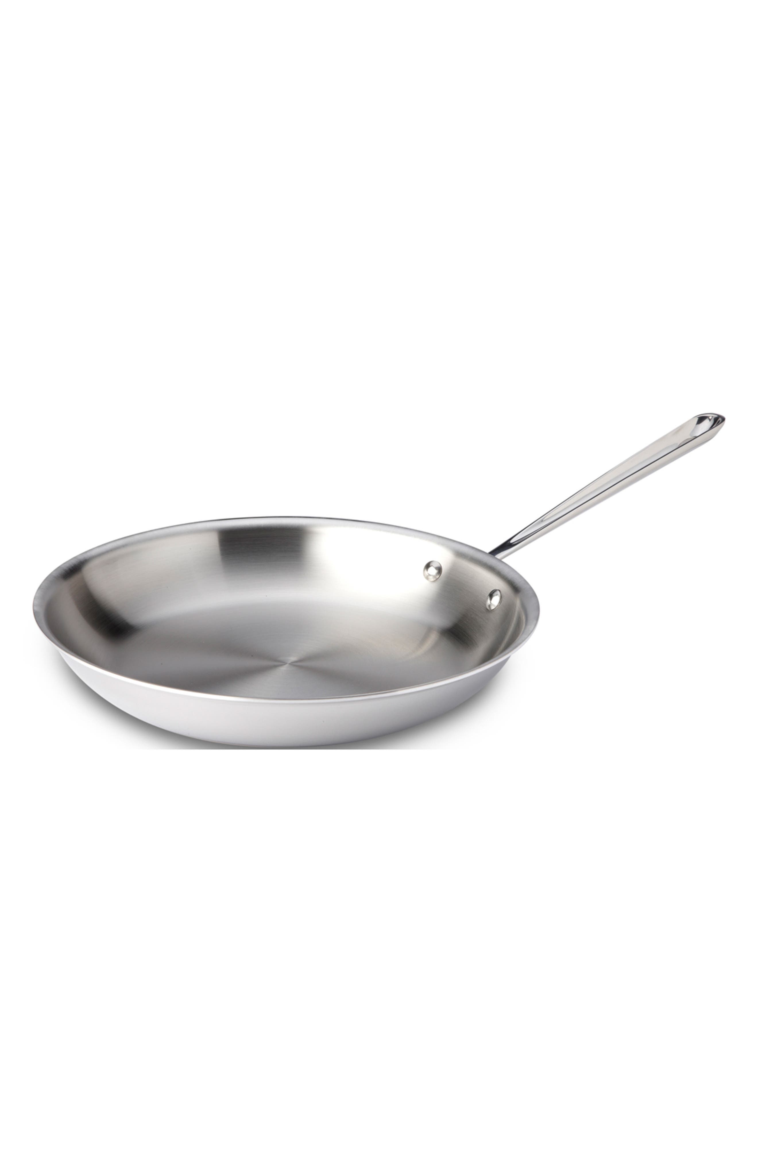 UPC 011644502201 product image for All-Clad D3 12-Inch Stainless Steel Fry Pan, Size One Size - Metallic | upcitemdb.com