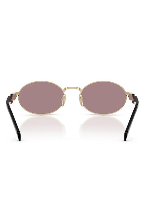 Prada Metal Pr65zs Sunglasses In Gold Brown