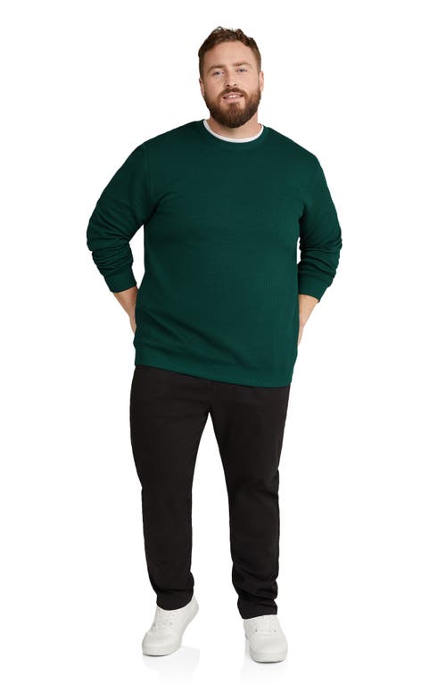 Shop Johnny Bigg Joseph Thermal Sweatshirt In Pine