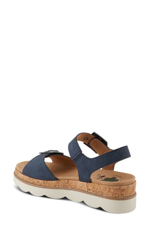 Shop Spring Step Hanyo Sandal In Navy