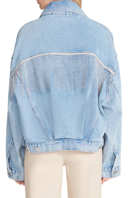 STEVE MADDEN SIENNA OVERSIZE DENIM BOYFRIEND JACKET