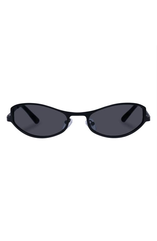 Retrograde 55mm Oval Sunglasses in Matte Black