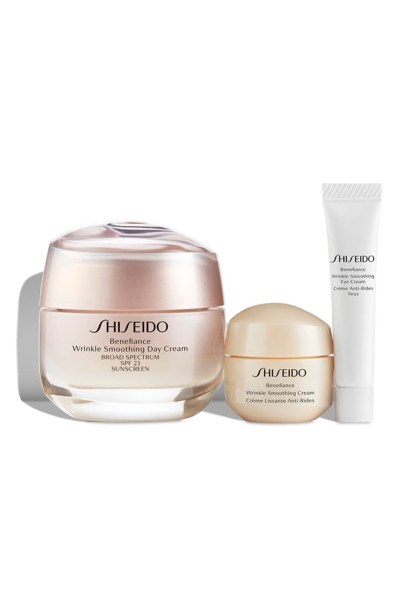 SHISEIDO Benefiance Wrinkle Smoothing Set, Main, color, NO COLOR