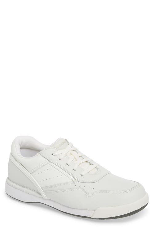 M7100 Prowalker Sneaker in White Leather