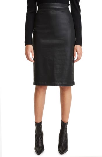 Damier Graphite Denim Pencil Skirt - Women - Ready-to-Wear