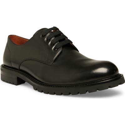 Steve Madden Karbon Plain Toe Derby- Black