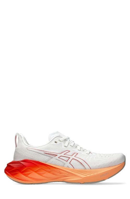 Shop Asics ® Novablast 4 Running Shoe In White/moonrock