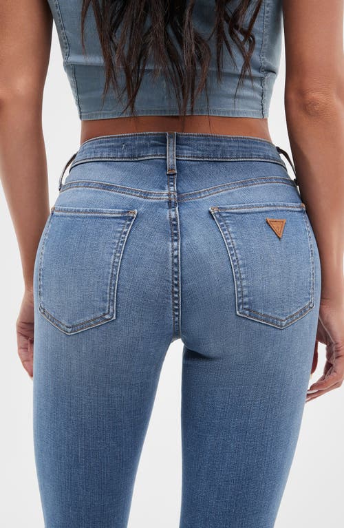 Guess Jeans Pants Skinny Dressability Front Light Closure And With Butth In Alta Wash