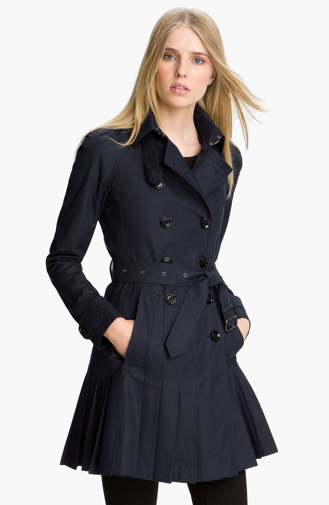 Burberry Brit Double Breasted Trench Coat | Nordstrom