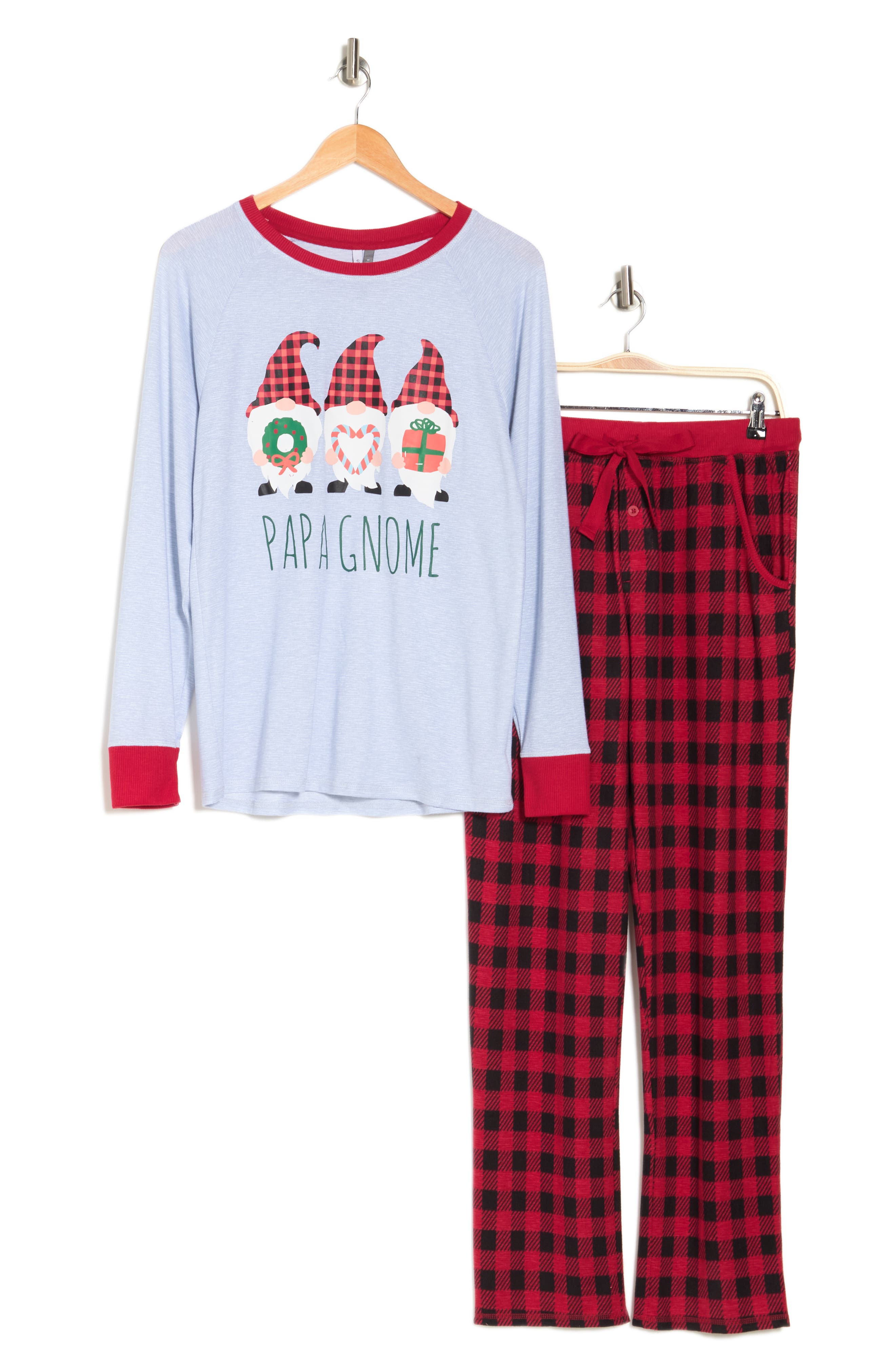 Jaclyn dad mom whisperluxe jingle all the way 2 piece pajama set