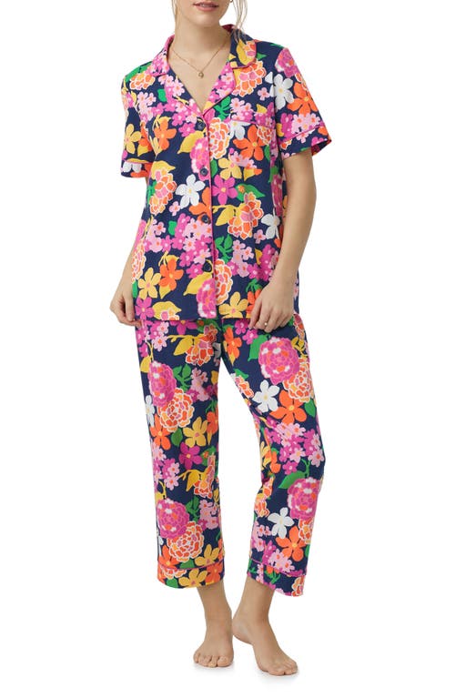 BedHead Pajamas Floral Print Crop Greenhouse at Nordstrom,