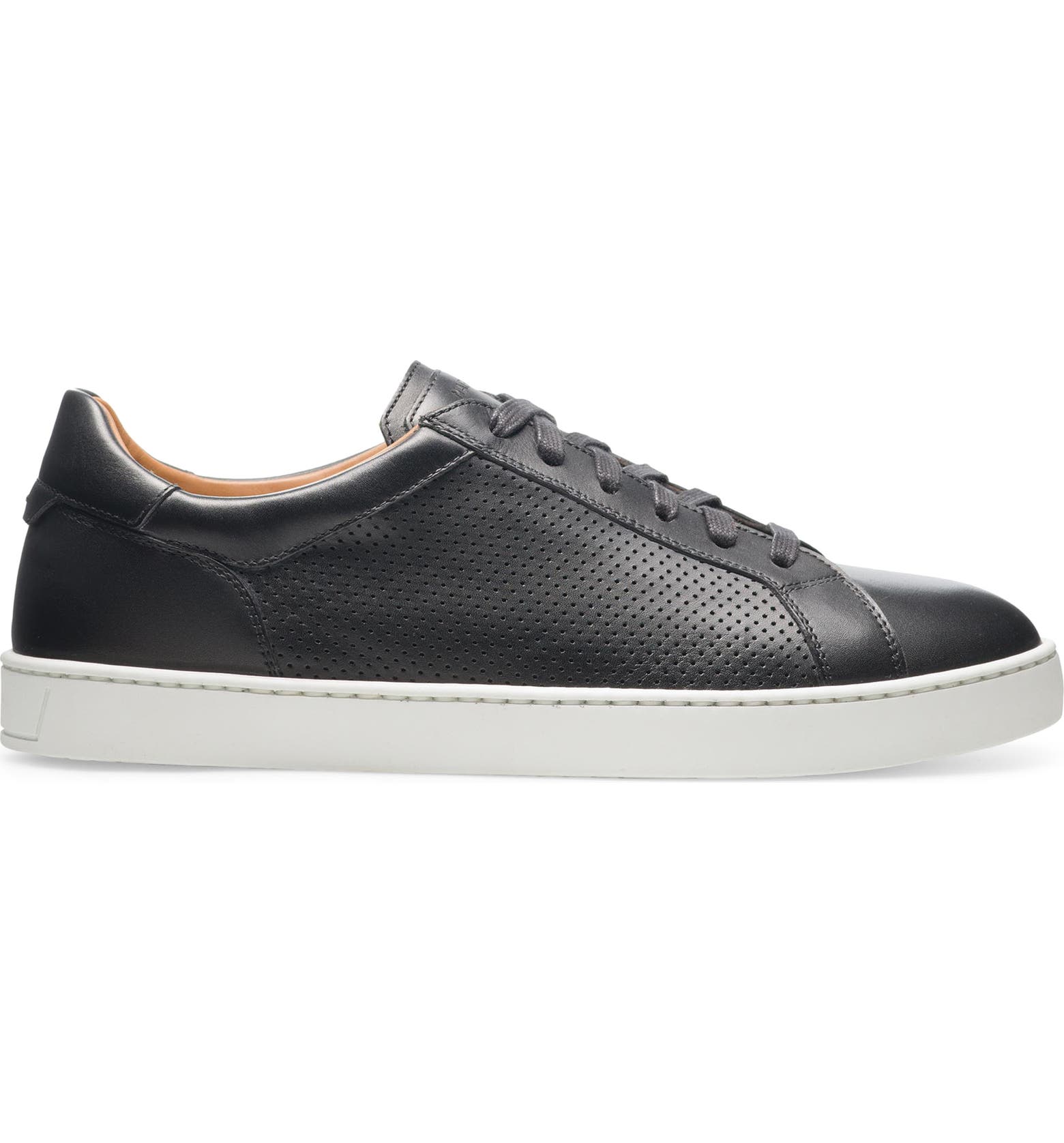 Magnanni Costa Perforated Leather Low Top Sneaker (Men) | Nordstrom