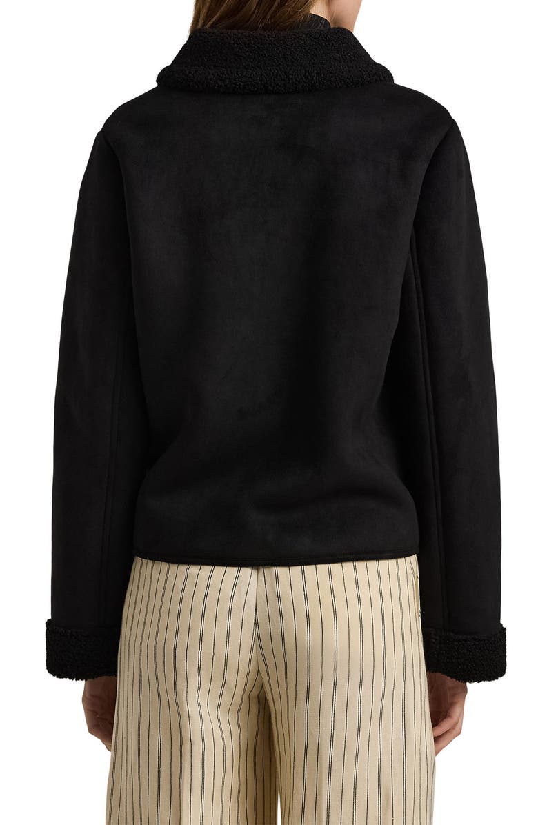 Lauren Ralph Lauren Faux Shearling Jacket, Alternate, color,