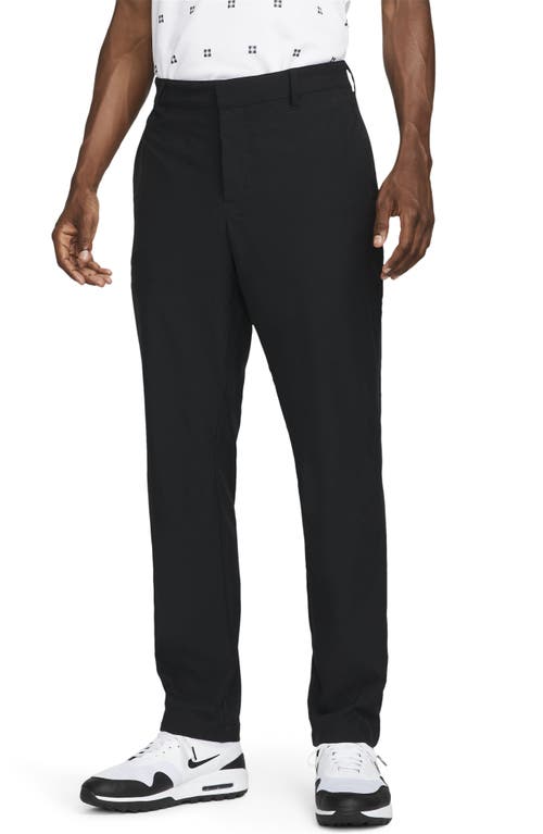 Nike Dri-fit Vapor Slim Fit Golf Pants In Black/black