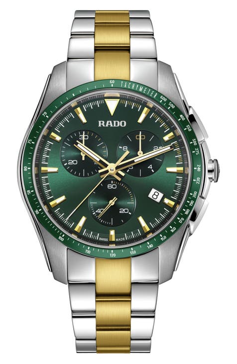 Mens watch green on sale face