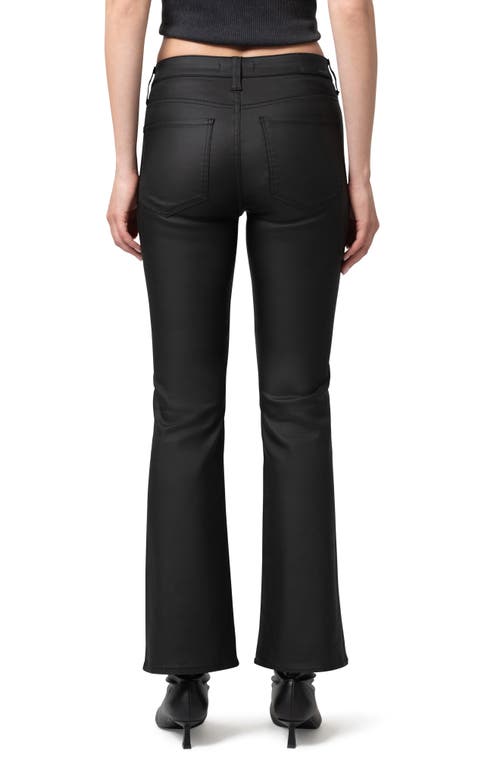 Shop Mavi Jeans Maria Coated Bootcut Jeans In Black Coated