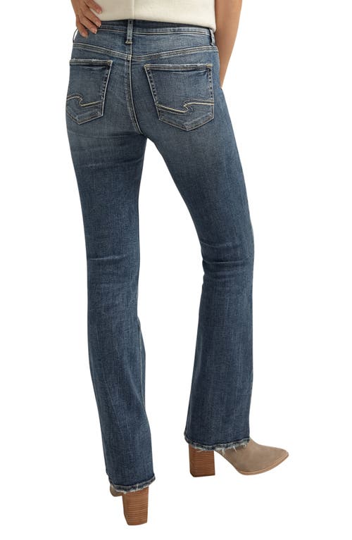 Shop Silver Jeans Co. Suki Curvy Mid Rise Bootcut Jeans In Indigo