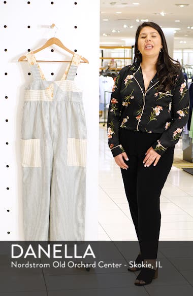 madewell patchwork jumpsuit