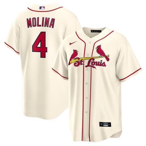 Nike Infant Boys and Girls Yadier Molina Red St. Louis Cardinals Player  Name Number T-shirt