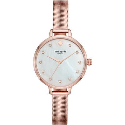 Kate Spade New York Metro Mesh Bracelet Watch,
