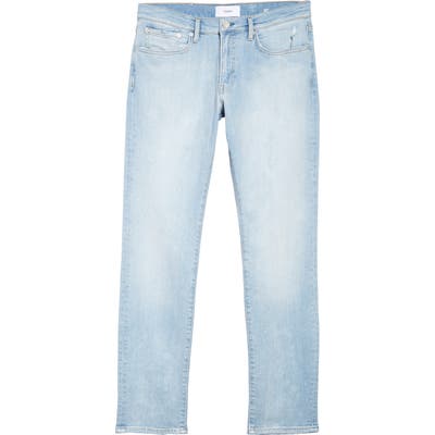 Ovadia Relaxed Fit Tapered Jeans, Blue