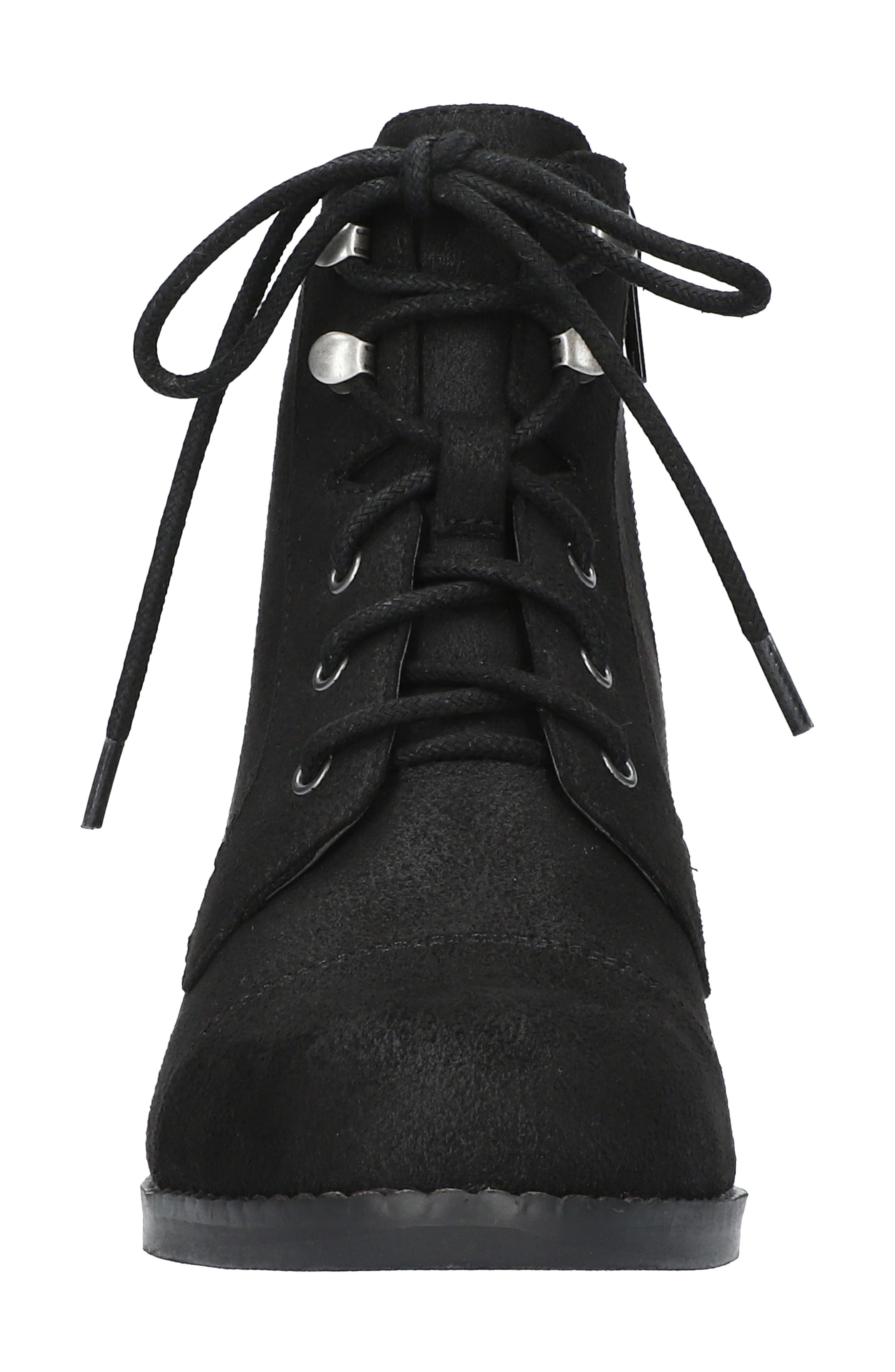 bella vita sarina lace up booties