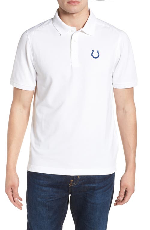 Cutter & Buck Indianapolis Colts - Advantage Regular Fit DryTec Polo White at Nordstrom,