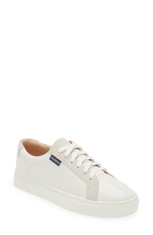 Mim III Sneaker in White/Suede
