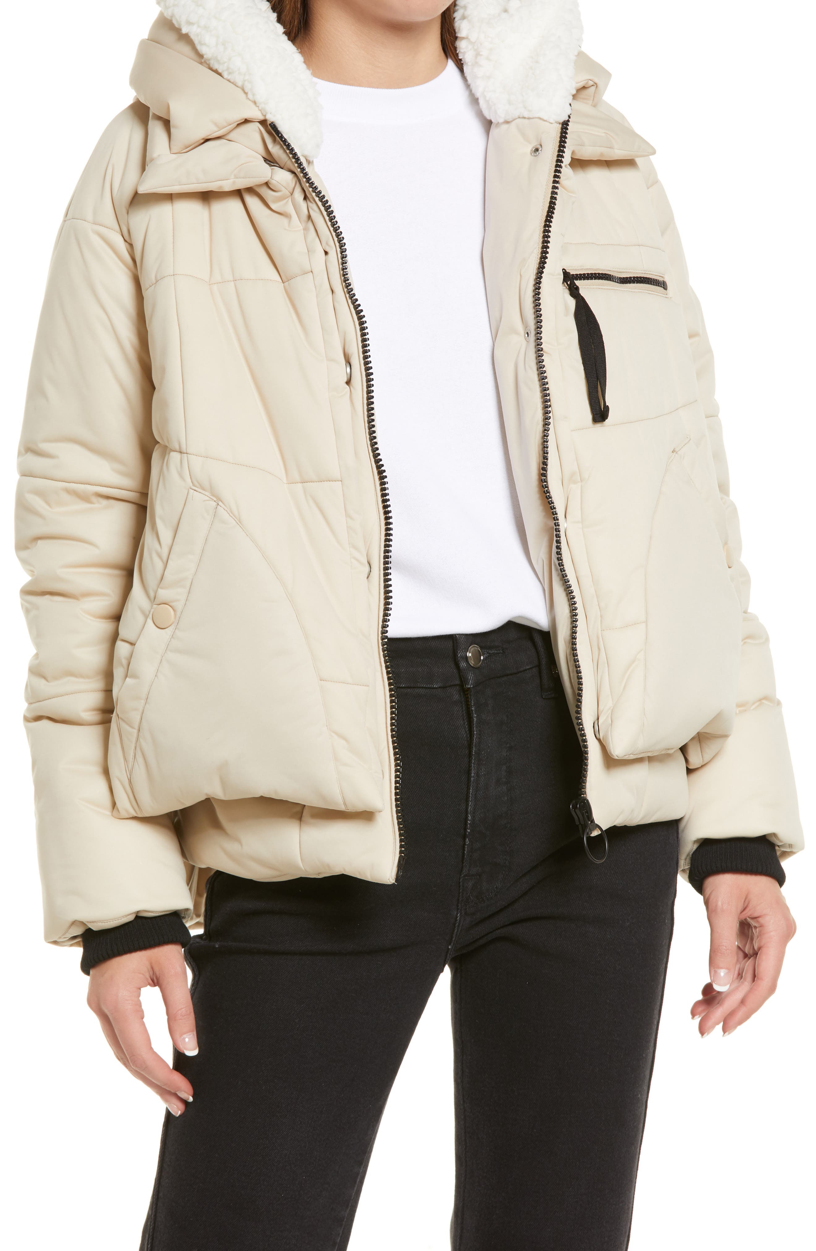 Women's Beige Puffer Jackets \u0026 Down 