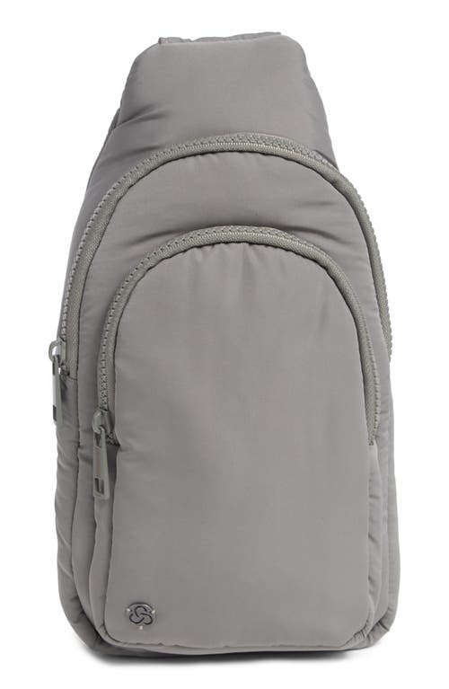 Zella Small Sling Bag In Gray