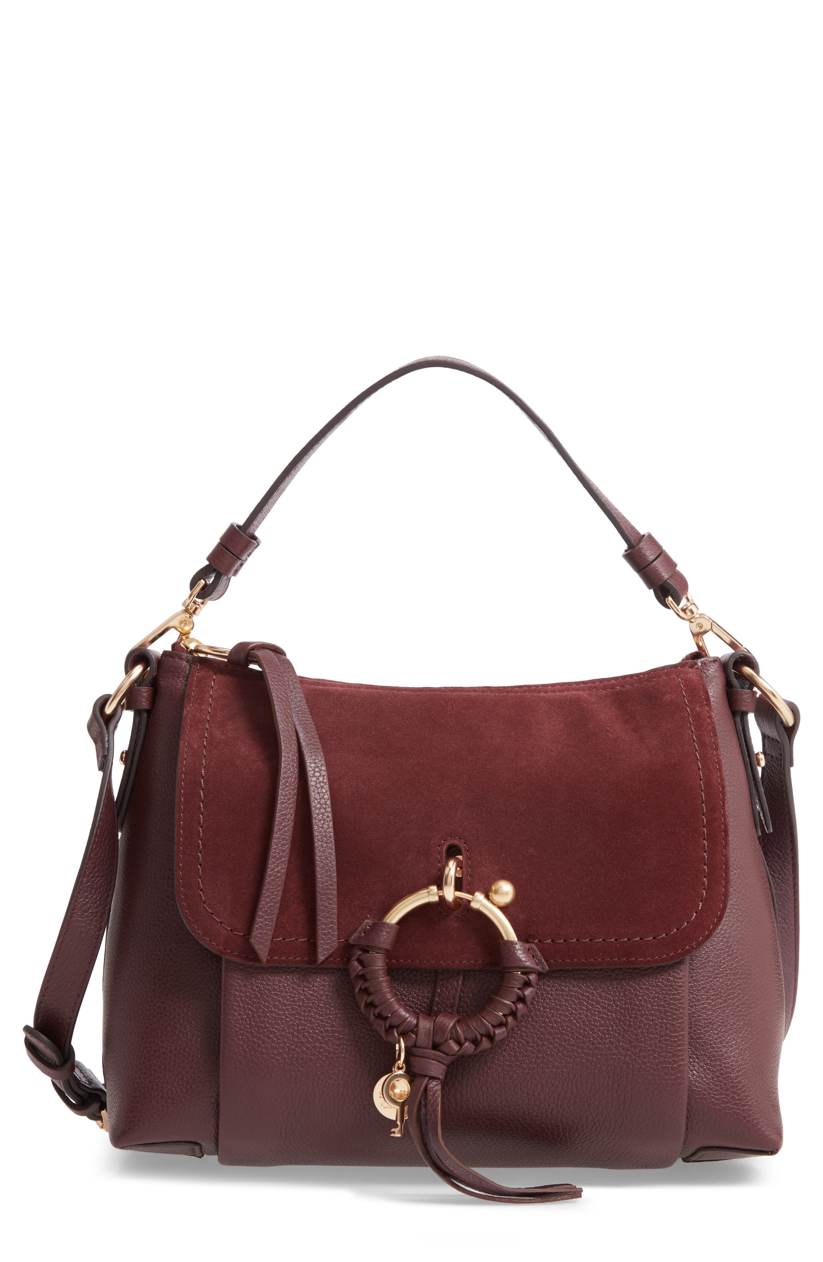 see by chloe burgundy bag