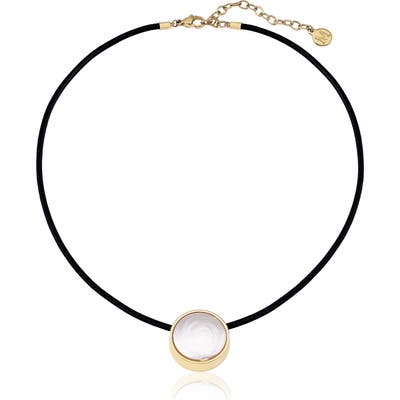 Majorica Simulated Flat Coin Pearl Necklace