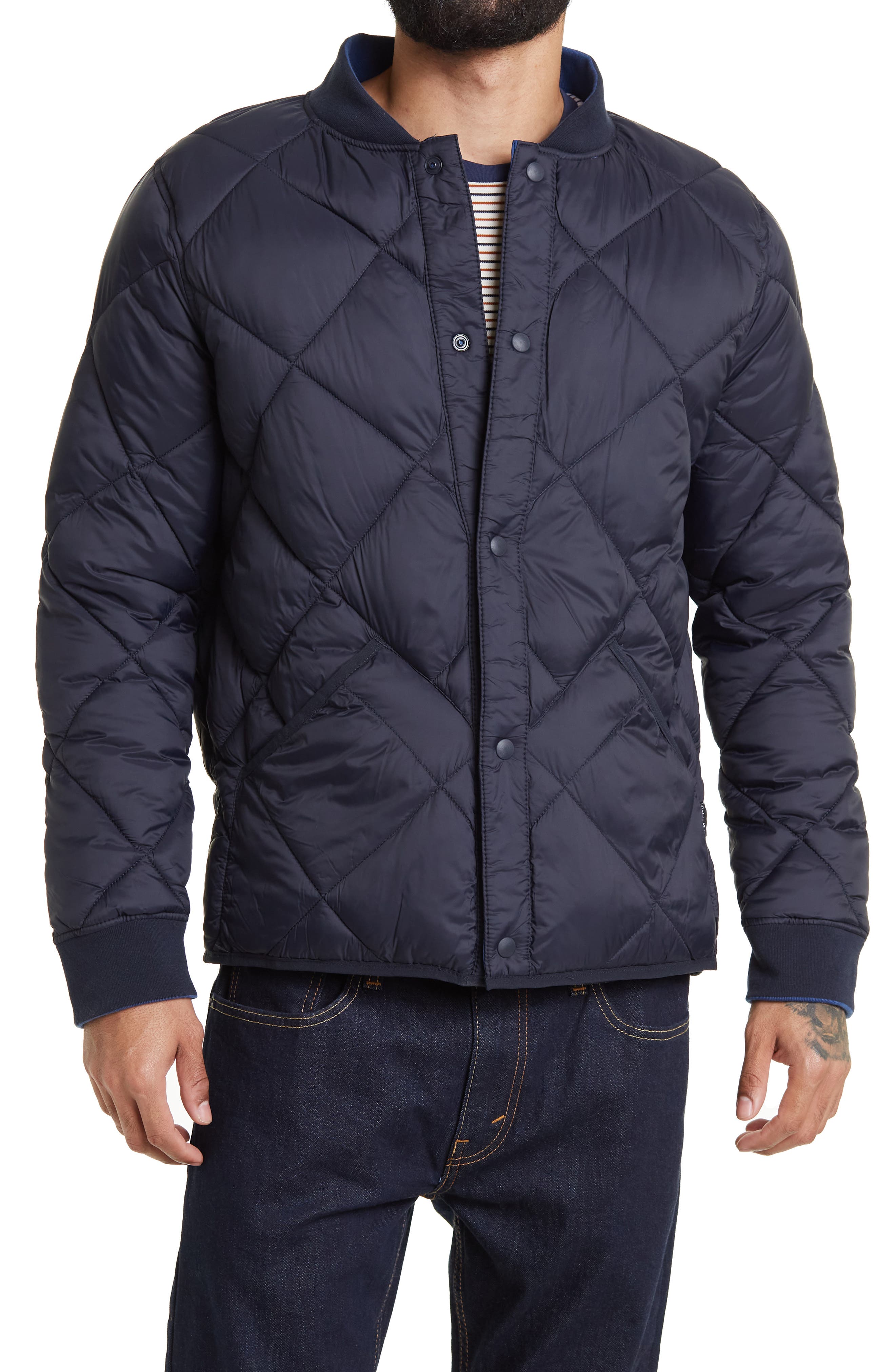 calvin klein reversible padded jacket