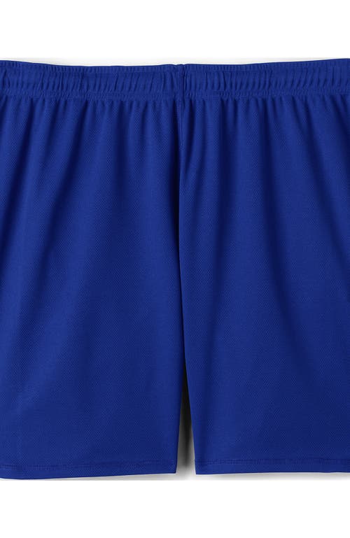 Lands' End School Uniform Mesh Gym Shorts In Cobalt