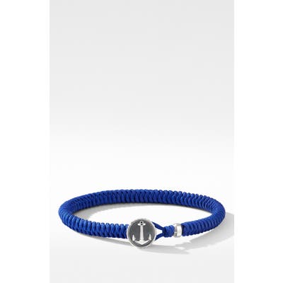 David Yurman Maritime Anchor Station Nylon Bracelet
