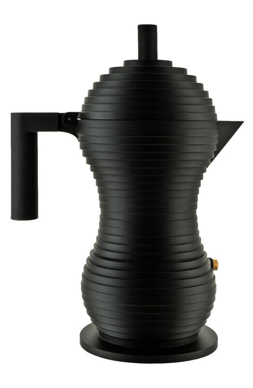 Alessi Pulcina 6-cup Espresso Coffee Maker In Black