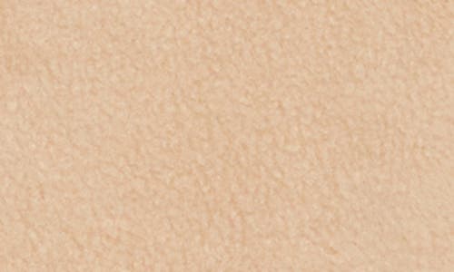 Thread & Supply Polar Fleece Shacket In Sesame