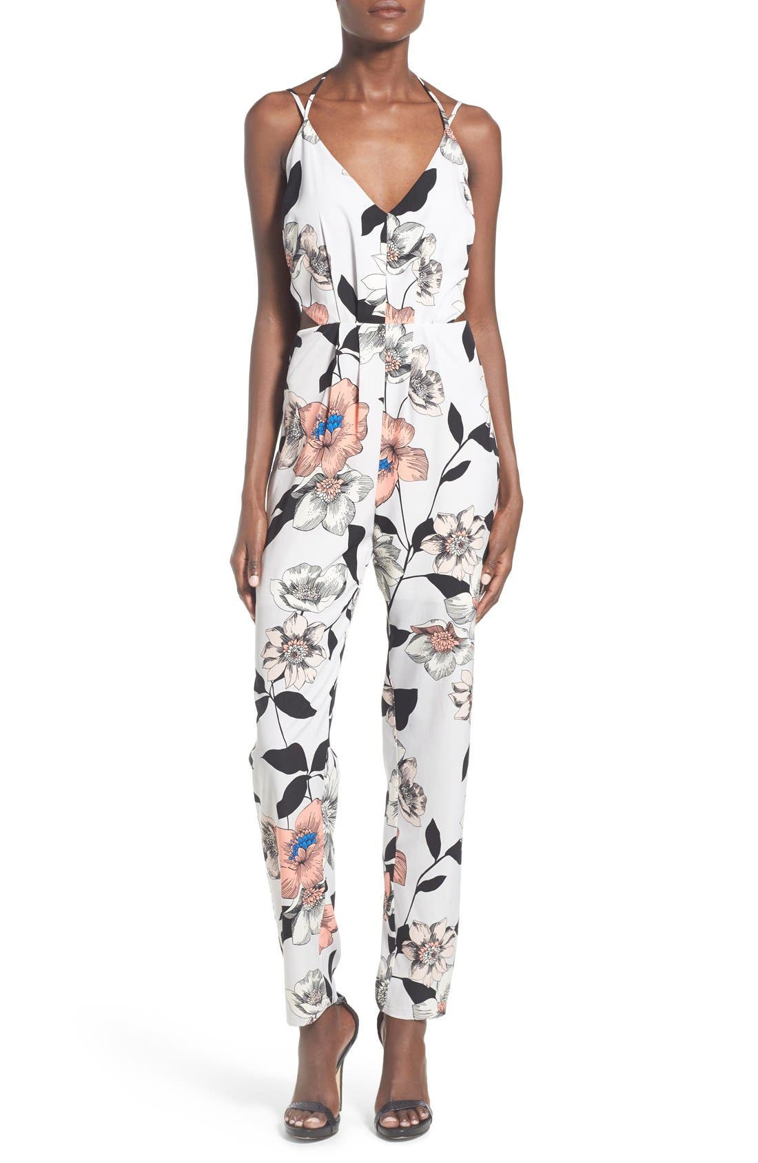 leith white jumpsuit