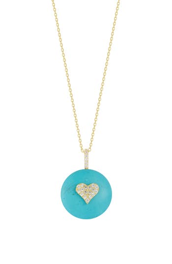Sphera Milano 14k Gold Plated Heart Pendant Necklace In Gold