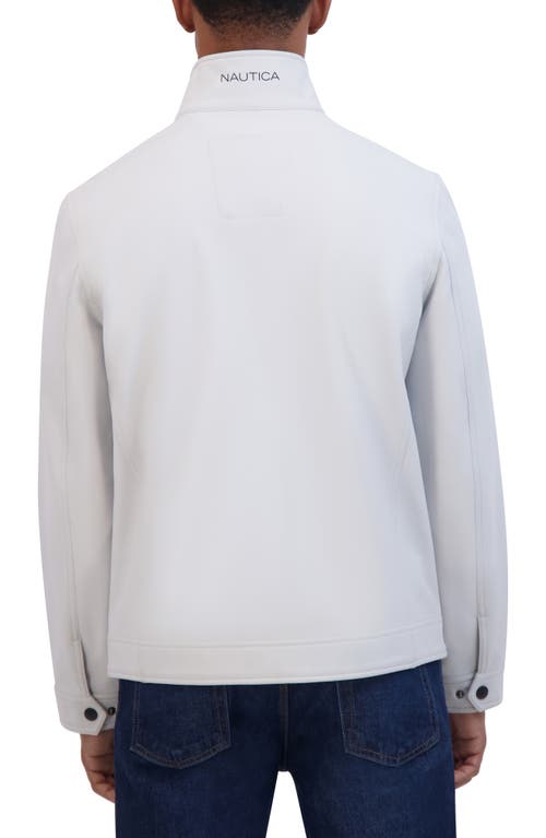 Nautica Softshell Bonded Jacket In Cloud Grey