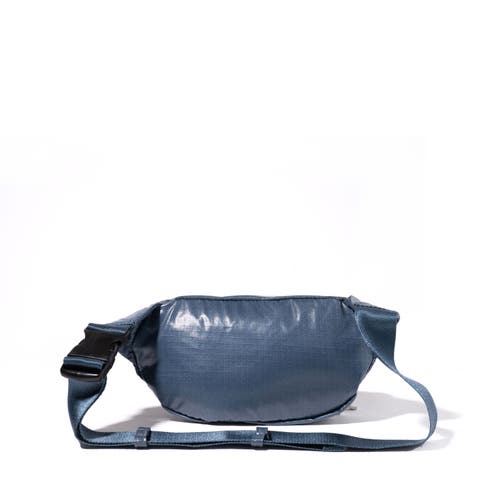 Shop Baggallini On The Go Belt Bag Waist Pack In Mist Gloss Ripstop