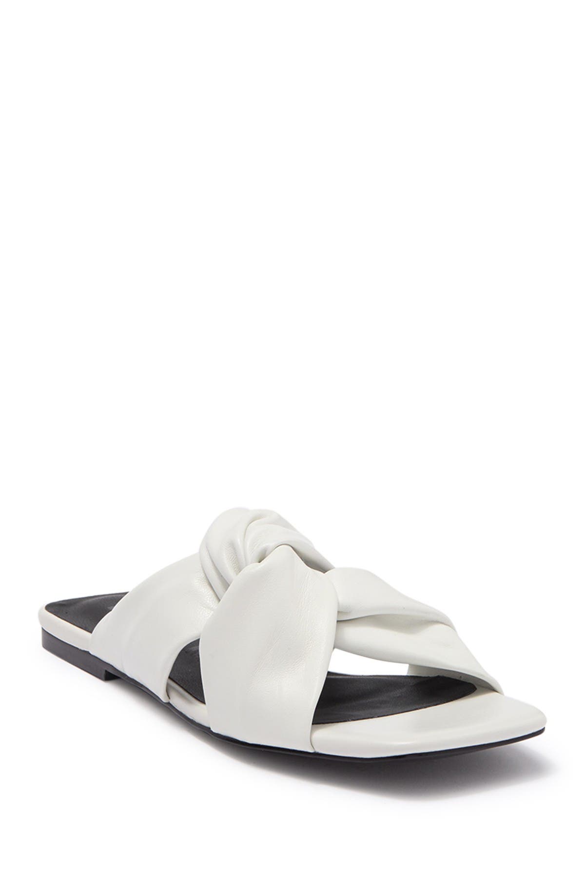 Alias Mae Pria Knot Sandal In Ivory Leather