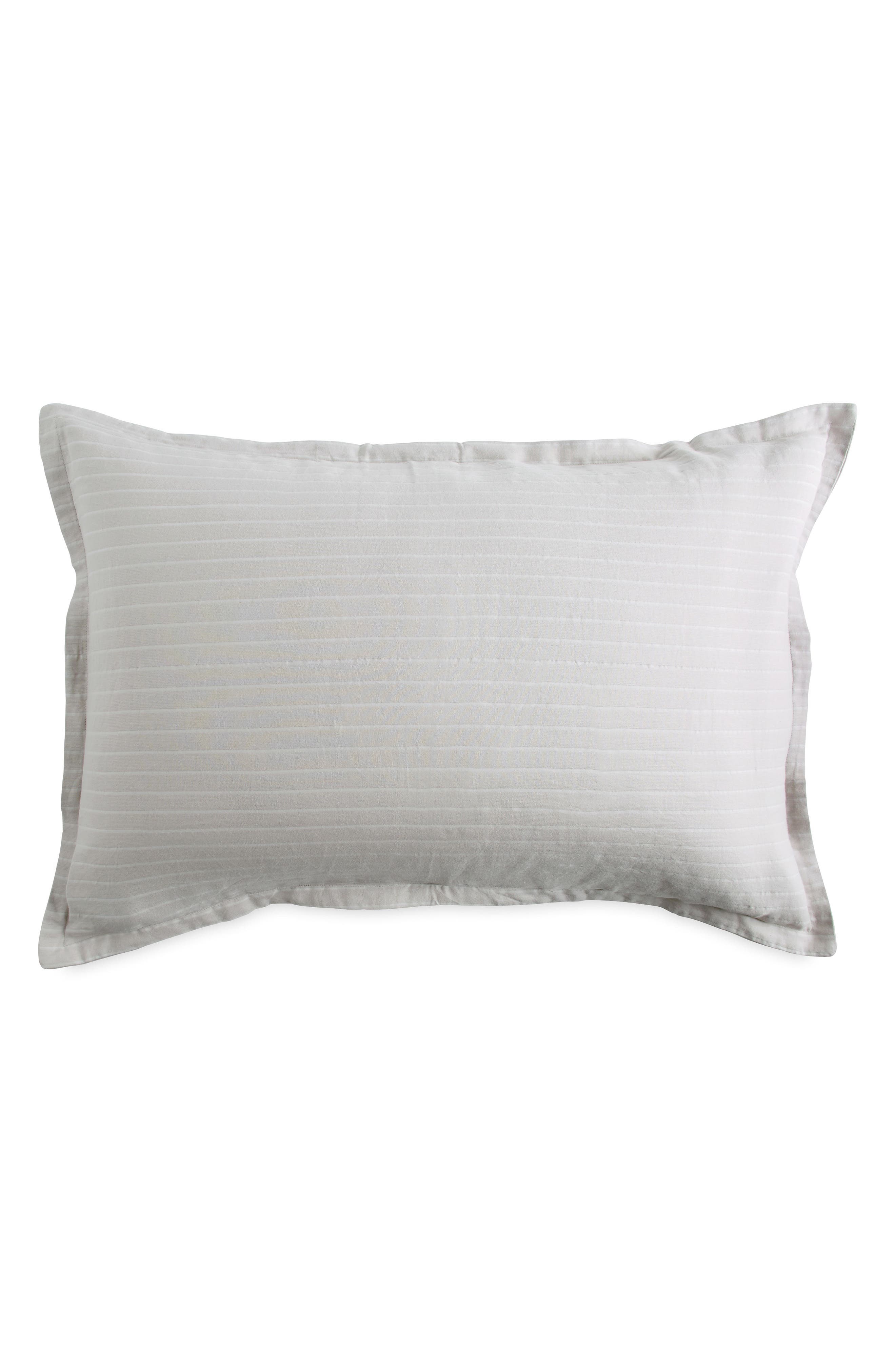 DKNY PURE Comfy Platinum Pillow Sham at Nordstrom, Size King