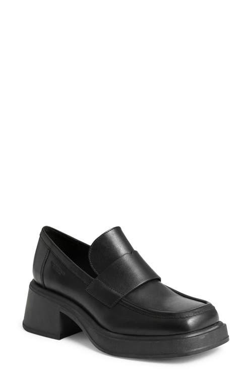 Vagabond Shoemakers Dorah Platform Loafer in Black