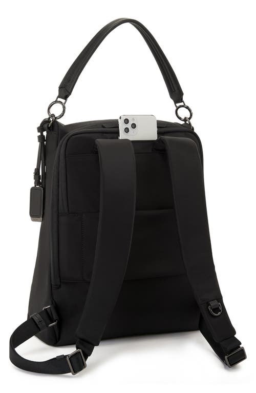 Tumi Liv Convertible Tote In Black/gunmetal