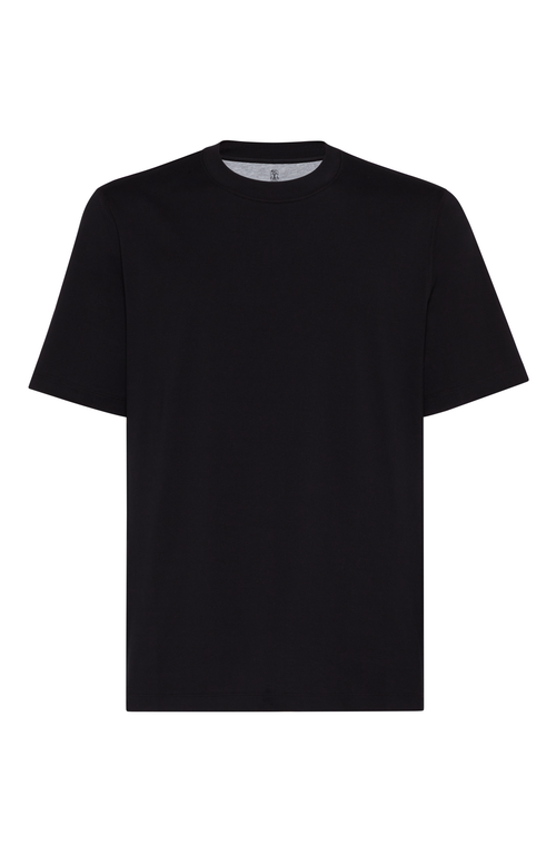 Shop Brunello Cucinelli Crew-neck T-shirt In Black