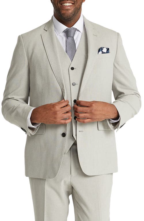 Johnny Bigg Clooney Regular Fit Stretch Suit Jacket Stone at Nordstrom,