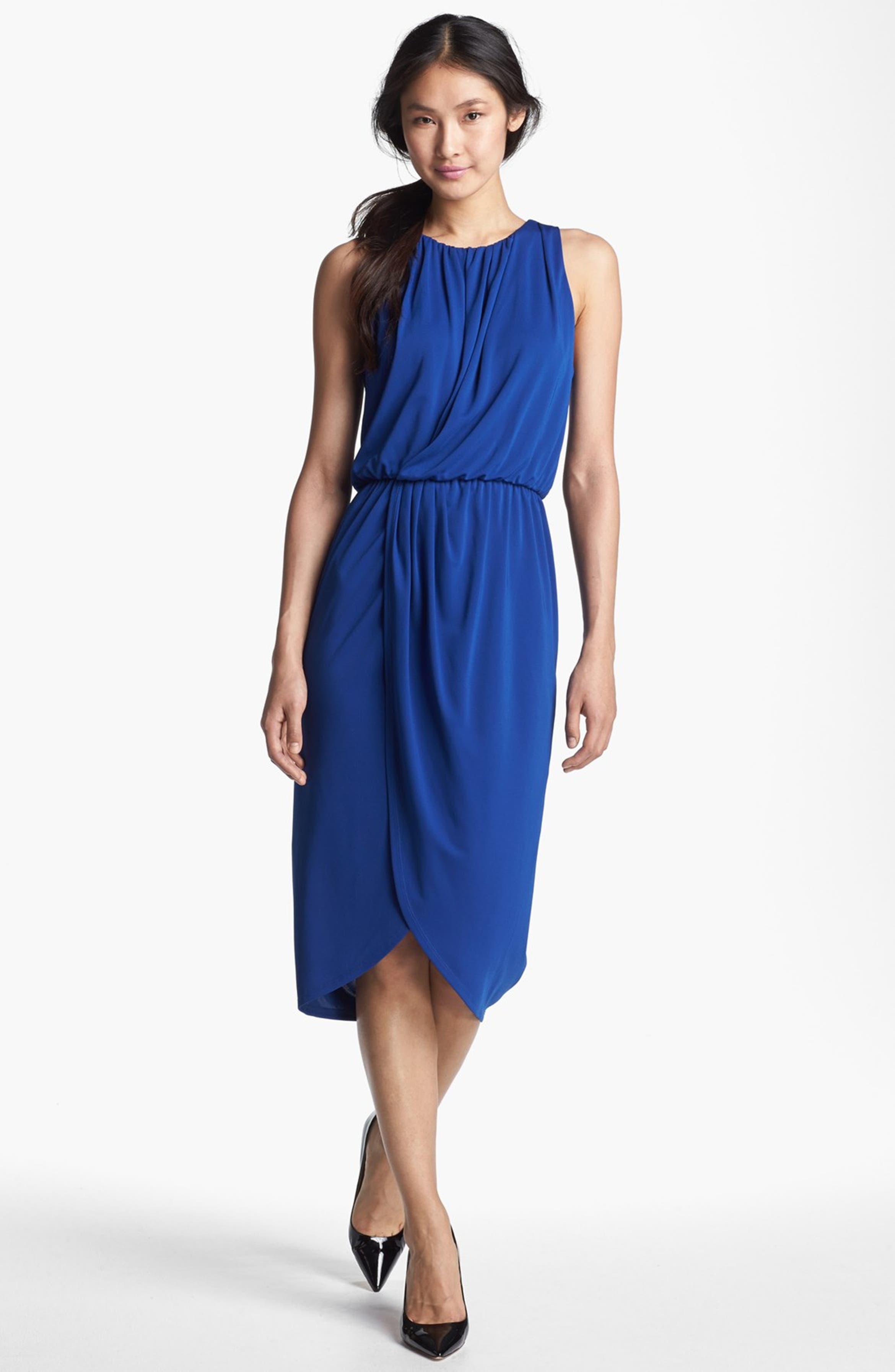 Adrianna Papell Sleeveless Faux Wrap Dress | Nordstrom