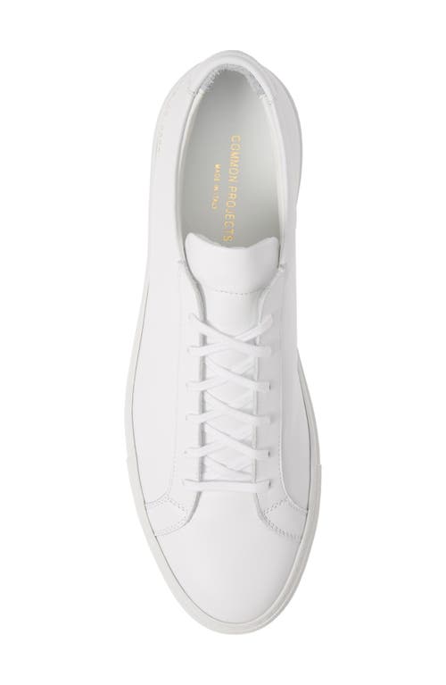 Shop Common Projects Original Achilles Sneaker In White/white