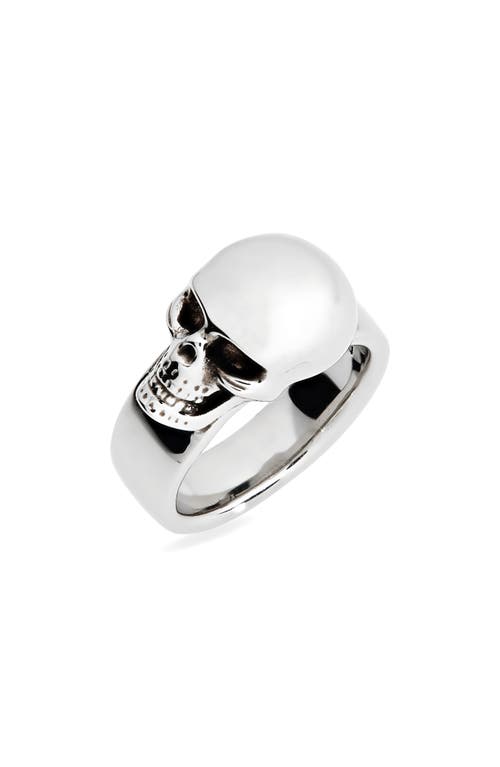 Alexander McQueen Men's Small Skull Ring 0446-Mcq0911Sil. v.b Antil at Nordstrom, Us